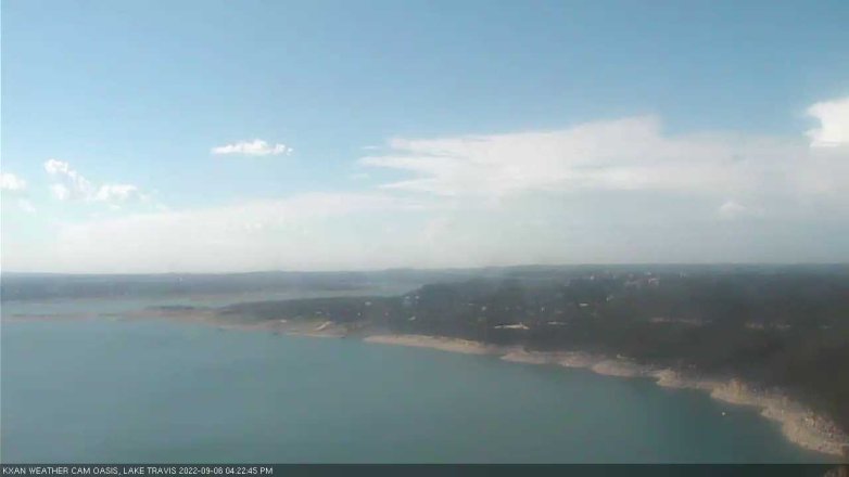 Lake Travis webcam, September 6, 2022 4:25 PM CT