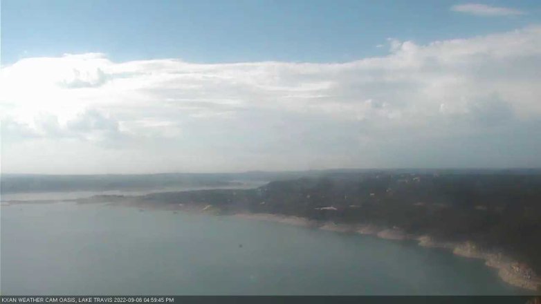 Lake Travis webcam, September 6, 2022 5:00 PM CT