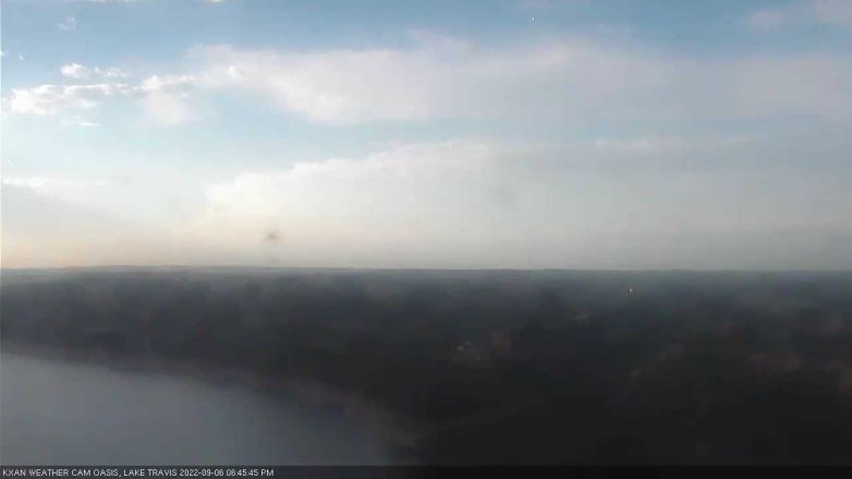 Lake Travis webcam, September 6, 2022 6:45 PM CT