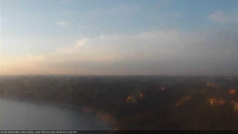 Lake Travis webcam, September 6, 2022 7:25 PM CT
