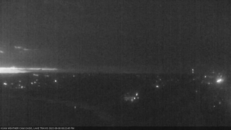Lake Travis webcam, September 6, 2022 8:25 PM CT