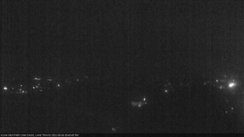 Lake Travis webcam, September 6, 2022 8:45 PM CT