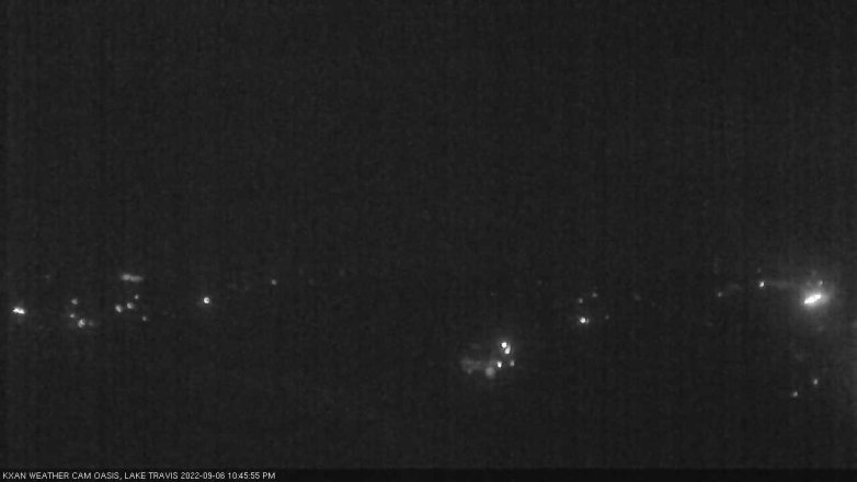 Lake Travis webcam, September 6, 2022 10:45 PM CT
