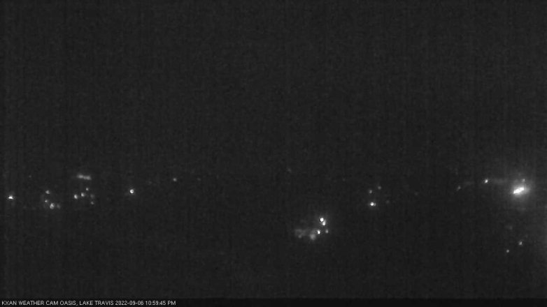Lake Travis webcam, September 6, 2022 11:00 PM CT