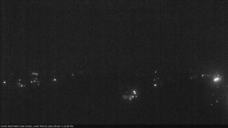 Lake Travis webcam, September 6, 2022 11:25 PM CT