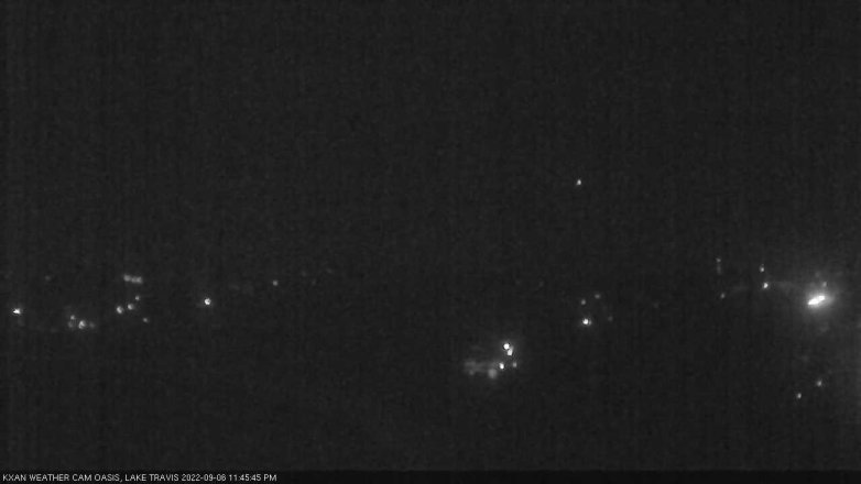 Lake Travis webcam, September 6, 2022 11:45 PM CT