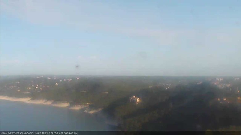Lake Travis webcam, September 7, 2022 9:00 AM CT