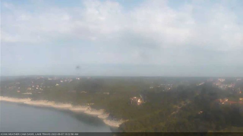 Lake Travis webcam, September 7, 2022 10:25 AM CT