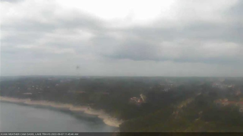 Lake Travis webcam, September 7, 2022 11:45 AM CT