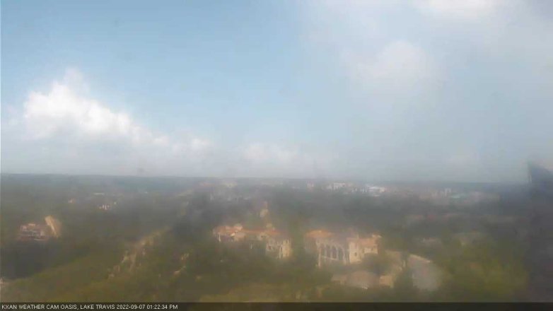 Lake Travis webcam, September 7, 2022 1:25 PM CT
