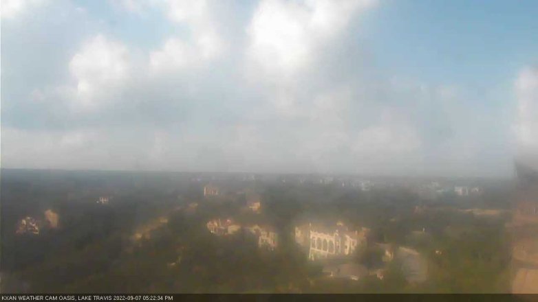 Lake Travis webcam, September 7, 2022 5:25 PM CT
