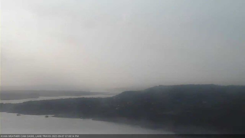 Lake Travis webcam, September 7, 2022 7:00 PM CT