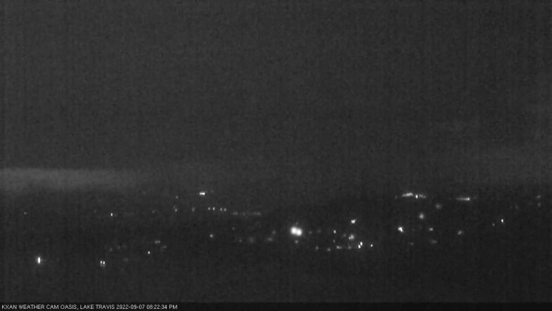 Lake Travis webcam, September 7, 2022 8:25 PM CT