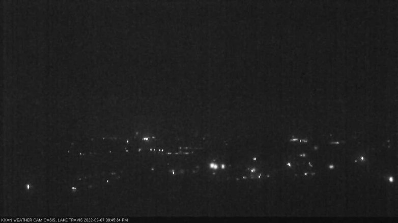 Lake Travis webcam, September 7, 2022 8:45 PM CT