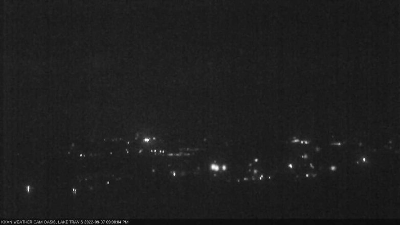 Lake Travis webcam, September 7, 2022 9:00 PM CT