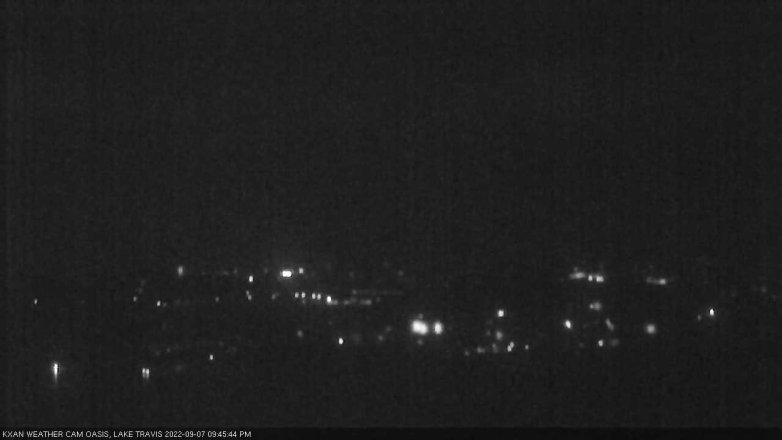 Lake Travis webcam, September 7, 2022 9:45 PM CT