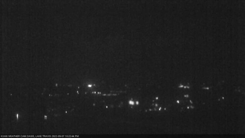 Lake Travis webcam, September 7, 2022 10:25 PM CT