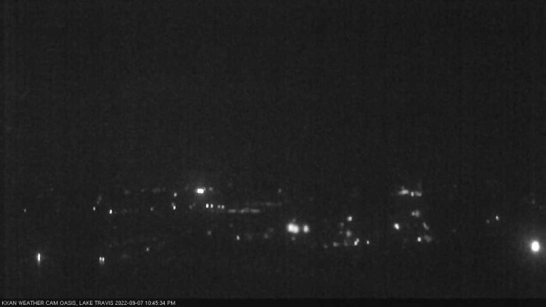Lake Travis webcam, September 7, 2022 10:45 PM CT