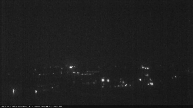 Lake Travis webcam, September 7, 2022 11:45 PM CT