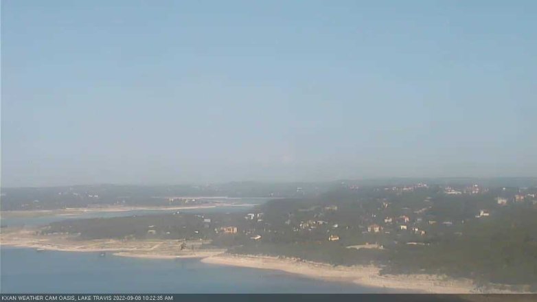 Lake Travis webcam, September 8, 2022 10:25 AM CT