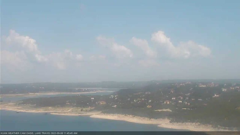 Lake Travis webcam, September 8, 2022 11:45 AM CT
