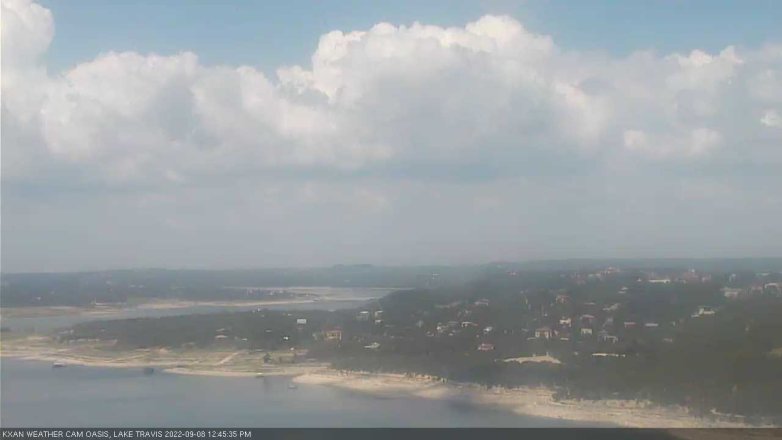 Lake Travis webcam, September 8, 2022 12:45 PM CT
