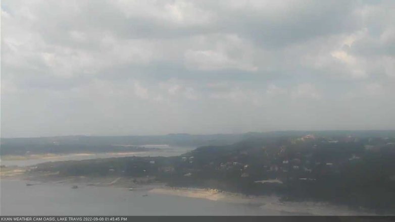 Lake Travis webcam, September 8, 2022 1:45 PM CT