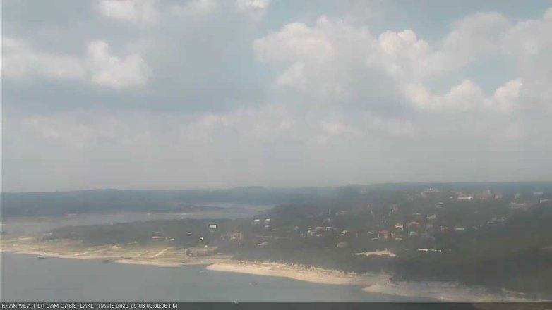 Lake Travis webcam, September 8, 2022 2:00 PM CT