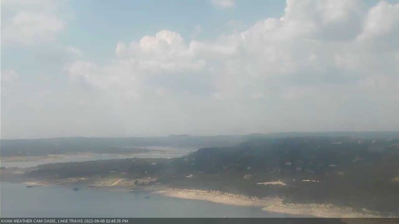 Lake Travis webcam, September 8, 2022 2:45 PM CT