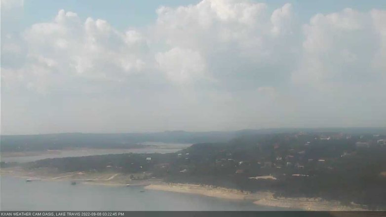 Lake Travis webcam, September 8, 2022 3:25 PM CT
