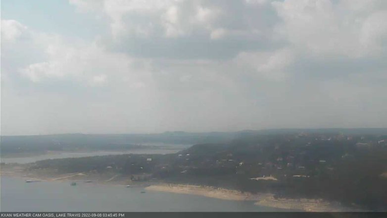 Lake Travis webcam, September 8, 2022 3:45 PM CT