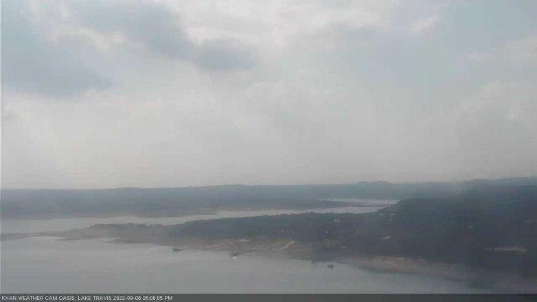 Lake Travis webcam, September 8, 2022 5:00 PM CT