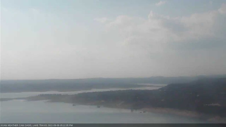 Lake Travis webcam, September 8, 2022 5:25 PM CT