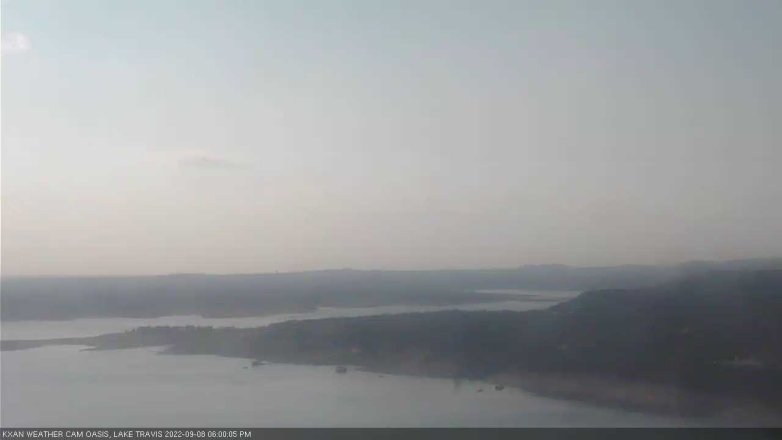 Lake Travis webcam, September 8, 2022 6:00 PM CT