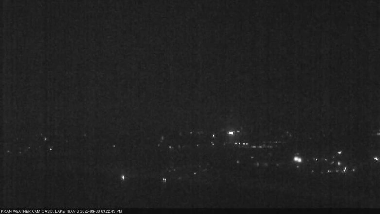 Lake Travis webcam, September 8, 2022 9:25 PM CT