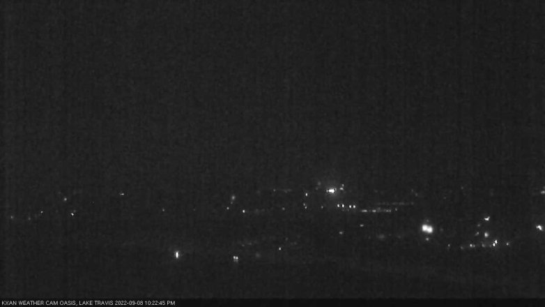 Lake Travis webcam, September 8, 2022 10:25 PM CT