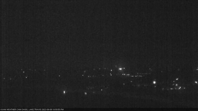 Lake Travis webcam, September 8, 2022 11:00 PM CT