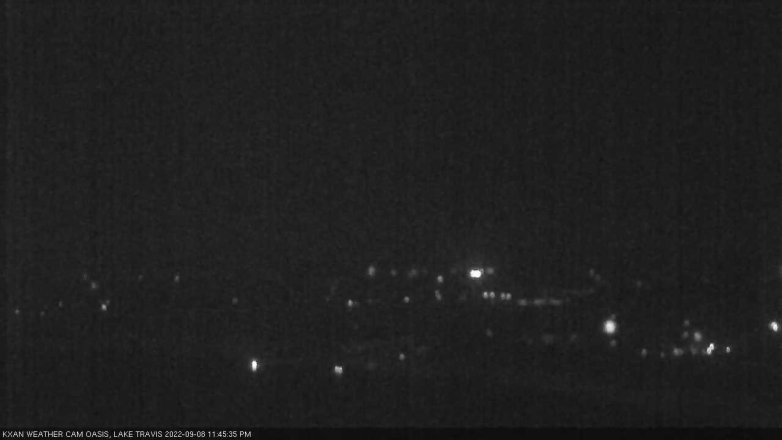Lake Travis webcam, September 8, 2022 11:45 PM CT