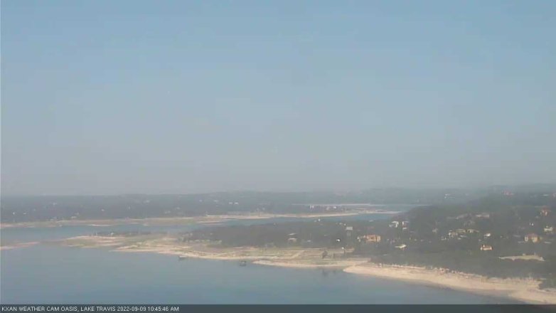 Lake Travis webcam, September 9, 2022 10:45 AM CT