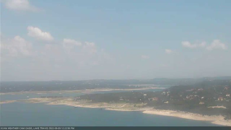 Lake Travis webcam, September 9, 2022 12:25 PM CT