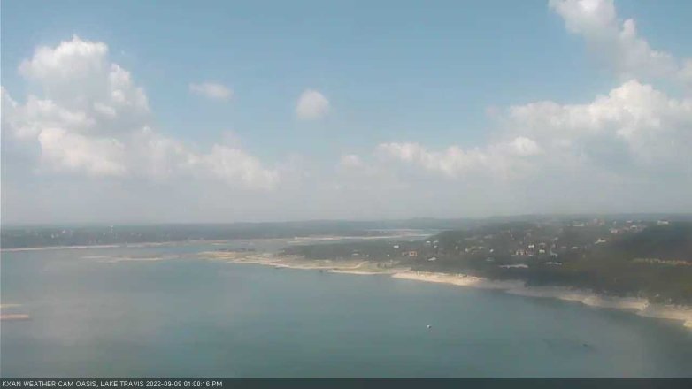 Lake Travis webcam, September 9, 2022 1:00 PM CT