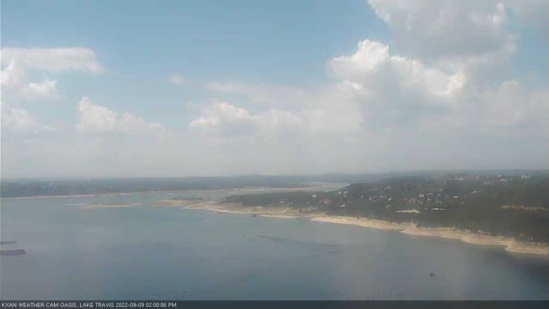 Lake Travis webcam, September 9, 2022 2:00 PM CT