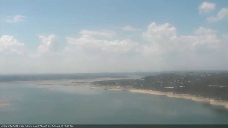 Lake Travis webcam, September 9, 2022 2:25 PM CT