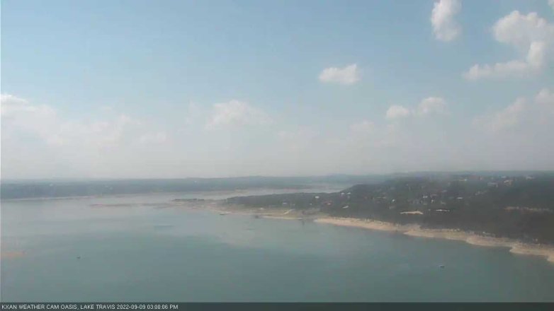 Lake Travis webcam, September 9, 2022 3:00 PM CT