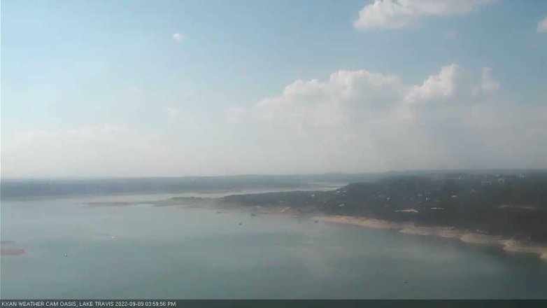 Lake Travis webcam, September 9, 2022 4:00 PM CT