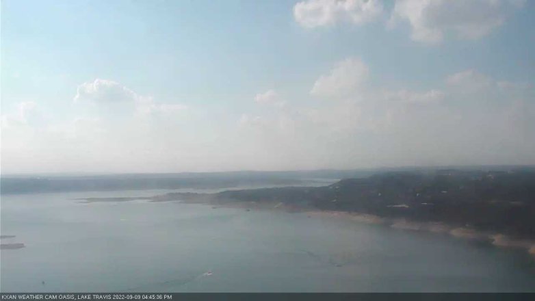 Lake Travis webcam, September 9, 2022 4:45 PM CT