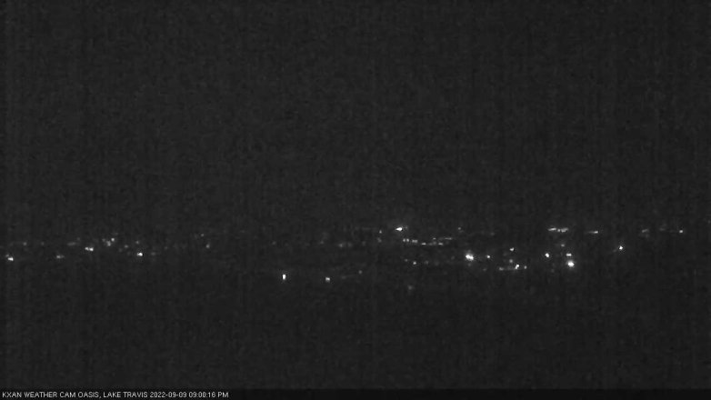 Lake Travis webcam, September 9, 2022 9:00 PM CT