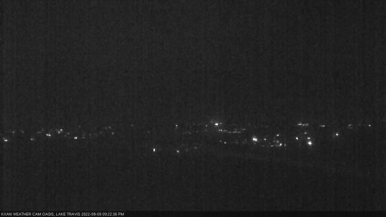 Lake Travis webcam, September 9, 2022 9:25 PM CT