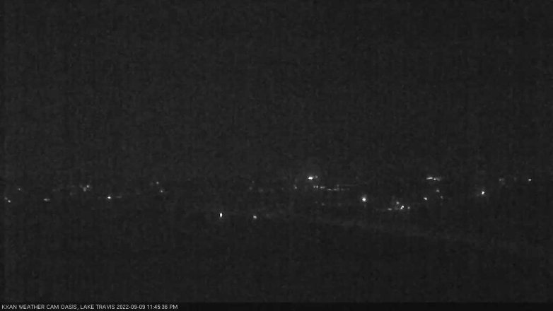 Lake Travis webcam, September 9, 2022 11:45 PM CT