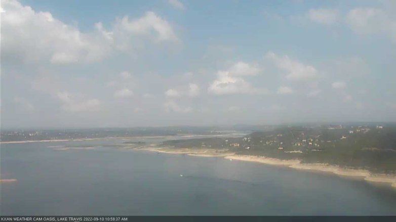 Lake Travis webcam, September 10, 2022 11:00 AM CT